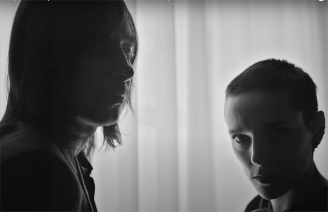 Bobby Gillespie And Jehnny Beth ‘chase It Down Video – Colorising